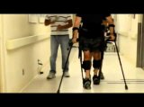Video: Paralysed Mark Pollock walks with robotic... Video: Paralysed Mark Pollock walks with robotic...